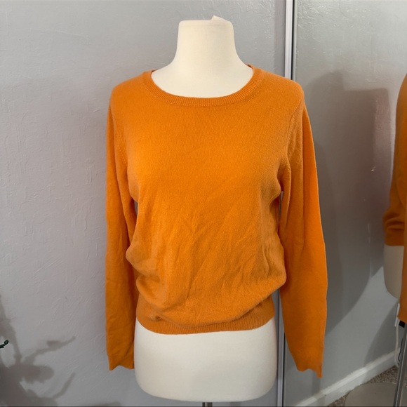 Magasin Du Nord 100% Premium Lambswool Sweater Orange - Picture 4 of 9